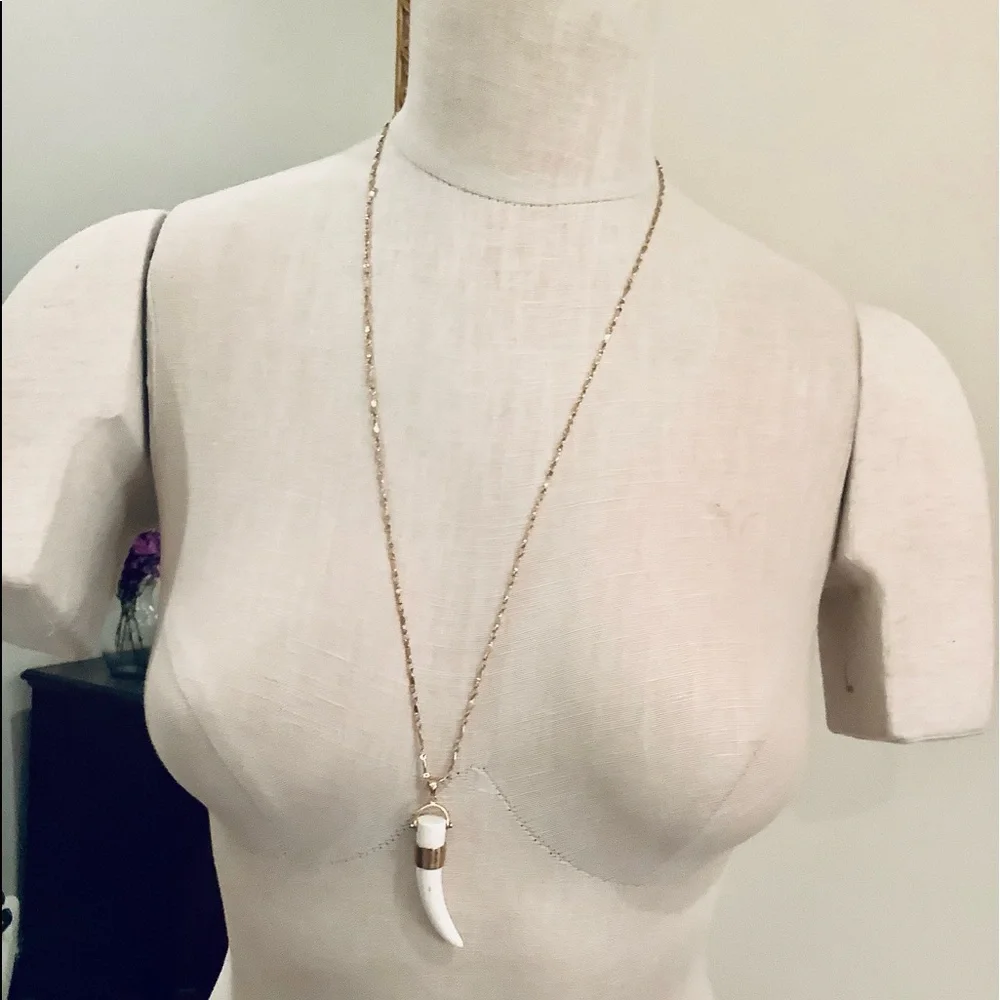 Stella & Dot Sahara Horn Necklace - Picture 2 of 4